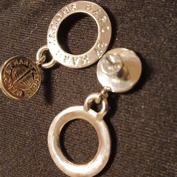 Marc Jacobs silver toned post earrings - Picture 5 of 8